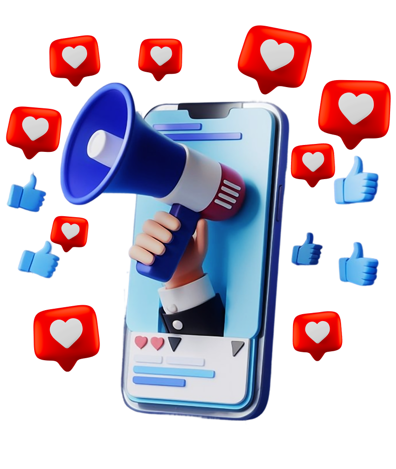 Cliente usando celular